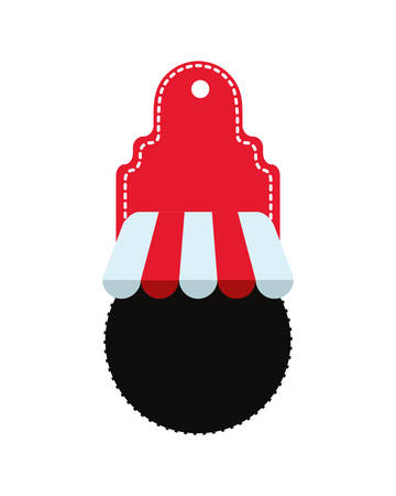 online shopping tag label market vector illustrationのイラスト素材