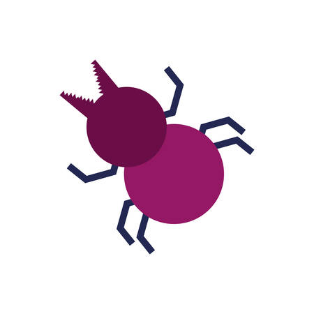 bug virus infection icon vector illustration designのイラスト素材