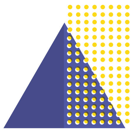 pattern of geometric figures vector illustration designのイラスト素材