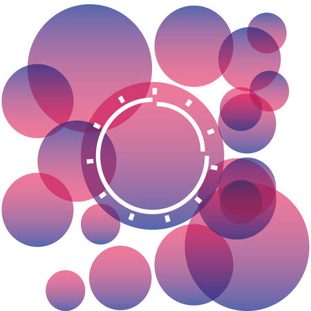 pattern of geometric figures vector illustration designのイラスト素材