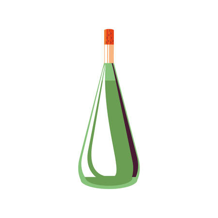 glass bottle isolated icon vector illustration designのイラスト素材