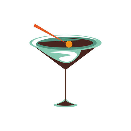 delicious cocktail isolated icon vector illustration designのイラスト素材