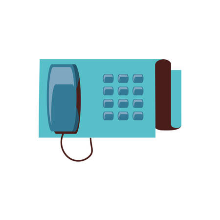 telephone service isolated icon vector illustration designのイラスト素材