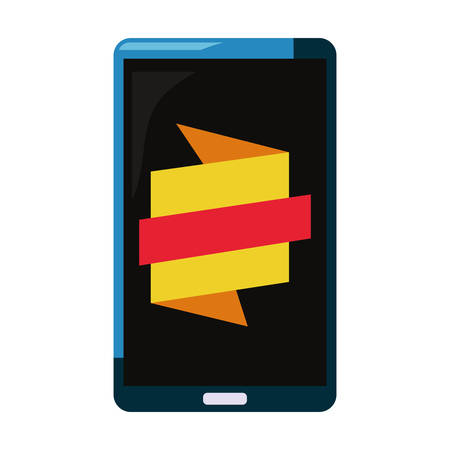 online shopping cellphone banner design vector illustrationのイラスト素材