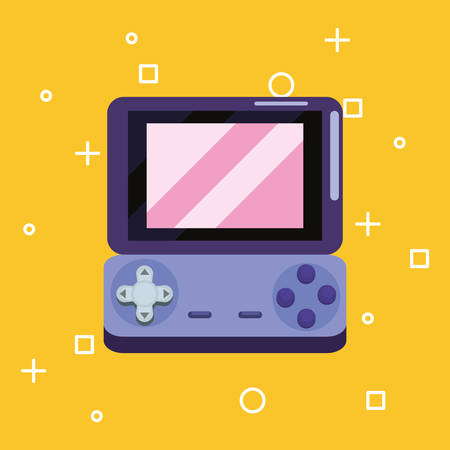 video game symbols background vector illustrationのイラスト素材