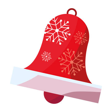 bell icon over white background, vector illustrationのイラスト素材