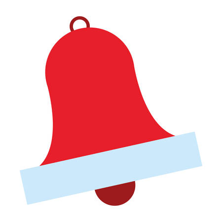 bell icon over white background, vector illustrationのイラスト素材