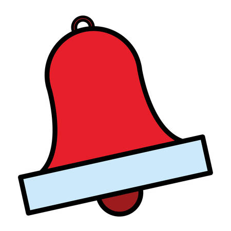bell icon over white background, vector illustrationのイラスト素材