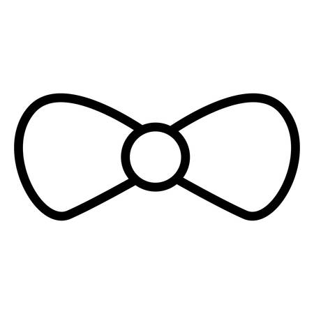 ribbon bown isolated icon vector illustration designのイラスト素材