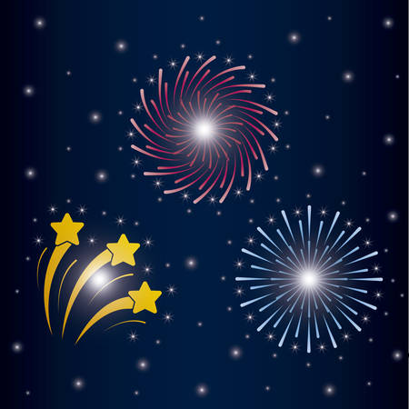 mardi gras set splash lights vector illustration designのイラスト素材