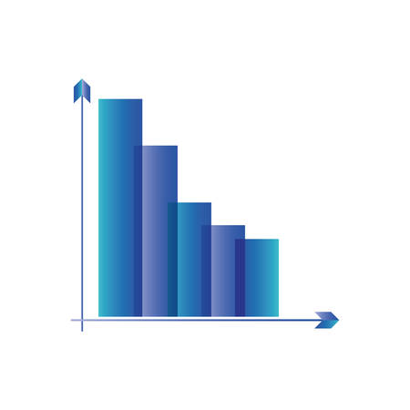 graphic statistics isolated icon vector illustration designのイラスト素材