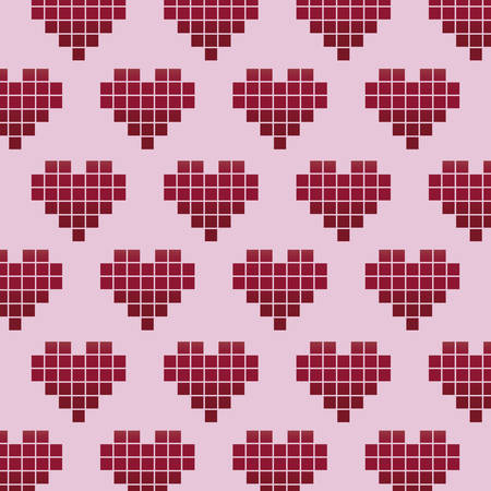 valentines day card pattern vector illustration designのイラスト素材