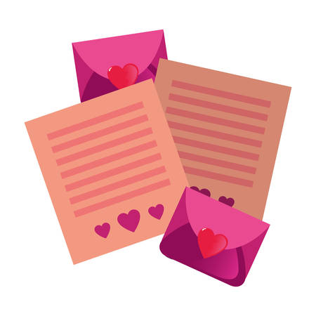 broken heart love happy valentines day vector illustrationのイラスト素材