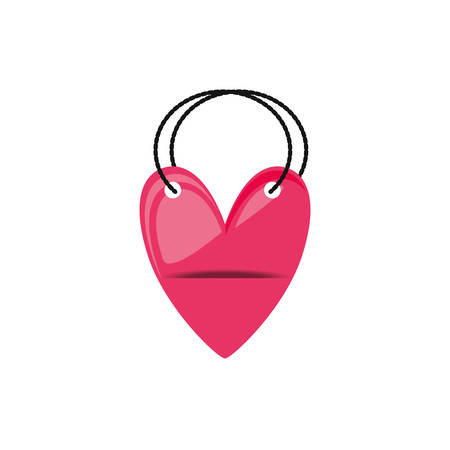 tag commercial in shape heart vector illustration designのイラスト素材