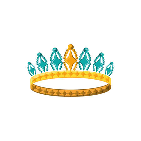 crown queen isolated icon vector illustration designのイラスト素材