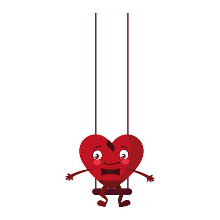 gentleman heart in swing vector illustration designのイラスト素材
