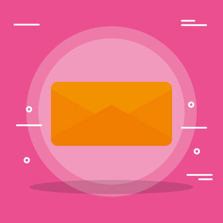 envelope mail isolated icon vector illustration designのイラスト素材