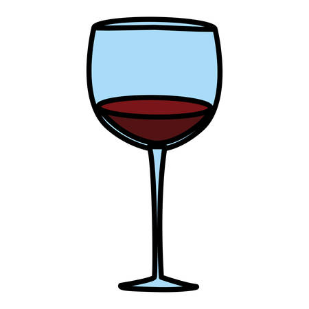 wine cup isolated icon vector illustration designのイラスト素材