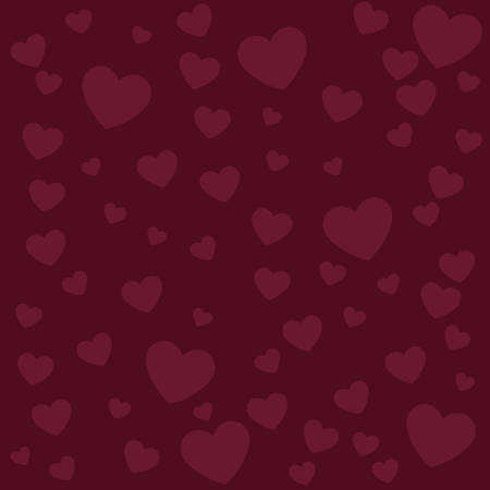 hearts love valentines card pattern vector illustration designのイラスト素材