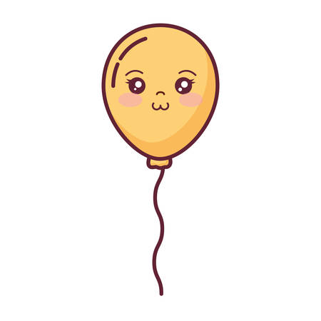 balloon helium floating icon vector illustration designのイラスト素材
