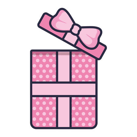 gift box present icon vector illustration designのイラスト素材