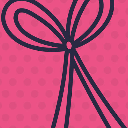 cute bowntie isolated icon vector illustration designのイラスト素材
