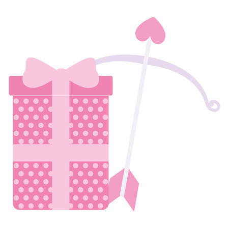 gift box present icon vector illustration designのイラスト素材