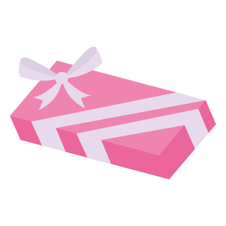 gift box present icon vector illustration designのイラスト素材