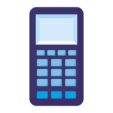 Dataphone device over white background, vector illustrationのイラスト素材