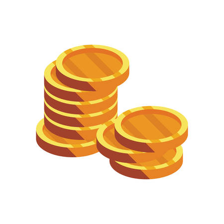 video game coin catch background vector illustrationのイラスト素材