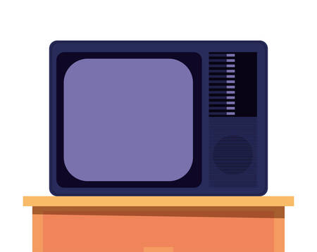 technology base color television background vector illustrationのイラスト素材