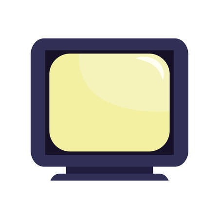 old television purple design background vector illustrationのイラスト素材