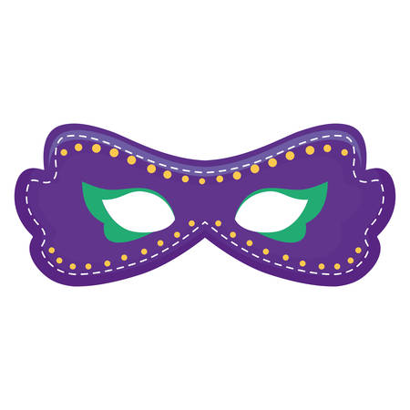carnival mask accessory icon vector illustration designのイラスト素材