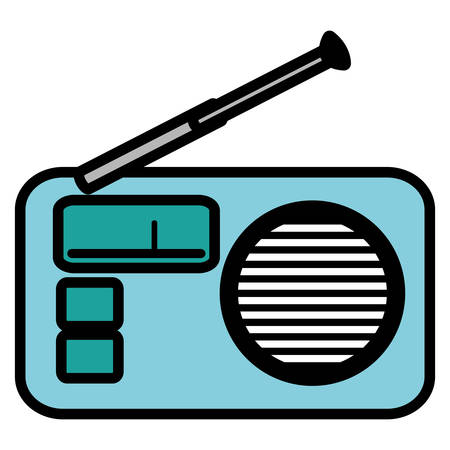 radio fm device icon vector illustration designのイラスト素材