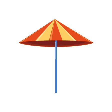 beach umbrella isolated icon vector illustration designのイラスト素材