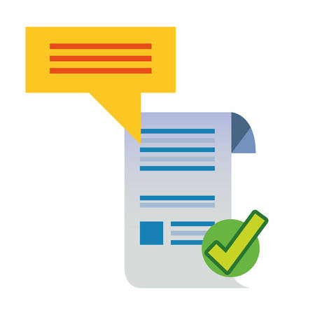 patent contract secure checkmark copyright vector illustrationのイラスト素材