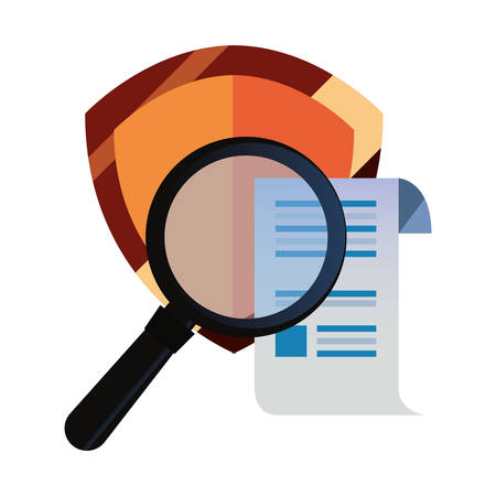 security searching patent copyright of intellectual vector illustrationのイラスト素材