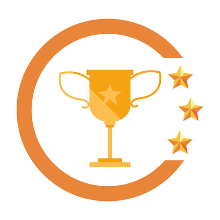 trophy copyright of intellectual sign vector illustrationのイラスト素材