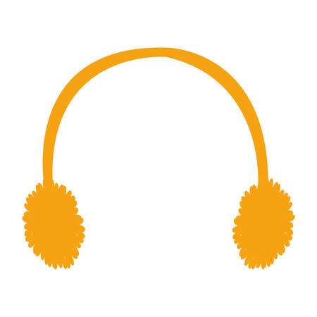 warm ears winter accessory vector illustration designのイラスト素材