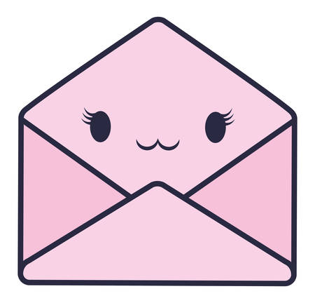 envelope mail isolated icon vector illustration designのイラスト素材