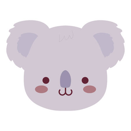 cute and little koala character vector illustration designのイラスト素材