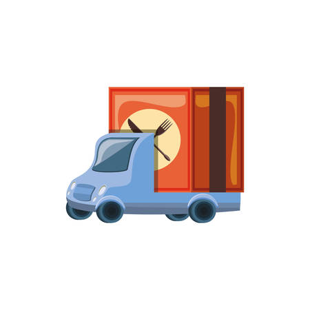 delivery food box icon vector illustration designのイラスト素材
