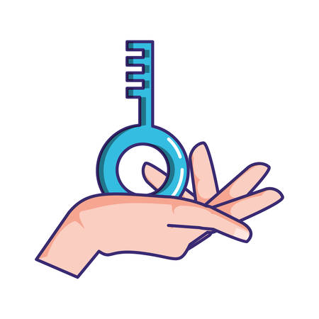 key door security icon vector illustration designのイラスト素材