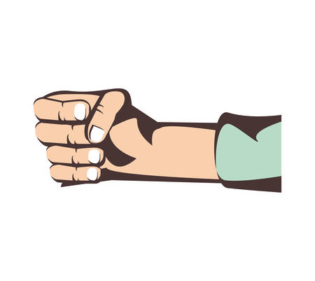 hand human fist icon vector illustration designのイラスト素材