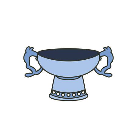 trophy award cup isolated icon vector illustration designのイラスト素材