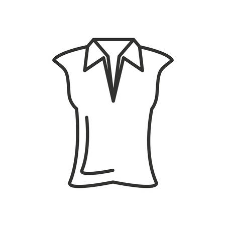 uniform shirt for golf isolated icon vector illustration designのイラスト素材