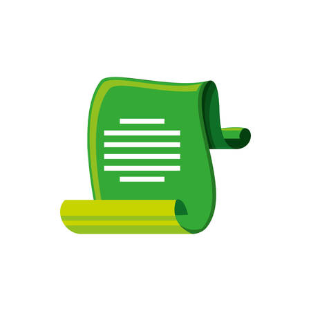 parchment paper isolated icon vector illustration designのイラスト素材