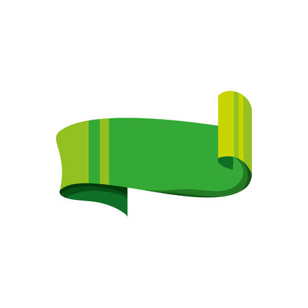 ribbon decorative isolated icon vector illustration designのイラスト素材