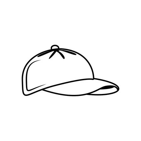 cap sport isolated icon vector illustration designのイラスト素材