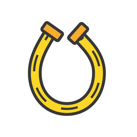 horseshoe steel isolated icon vector illustration designのイラスト素材
